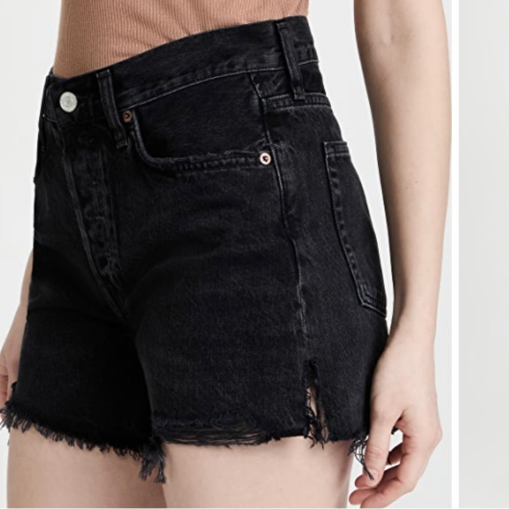 Agolde distressed Parker short. Size 27